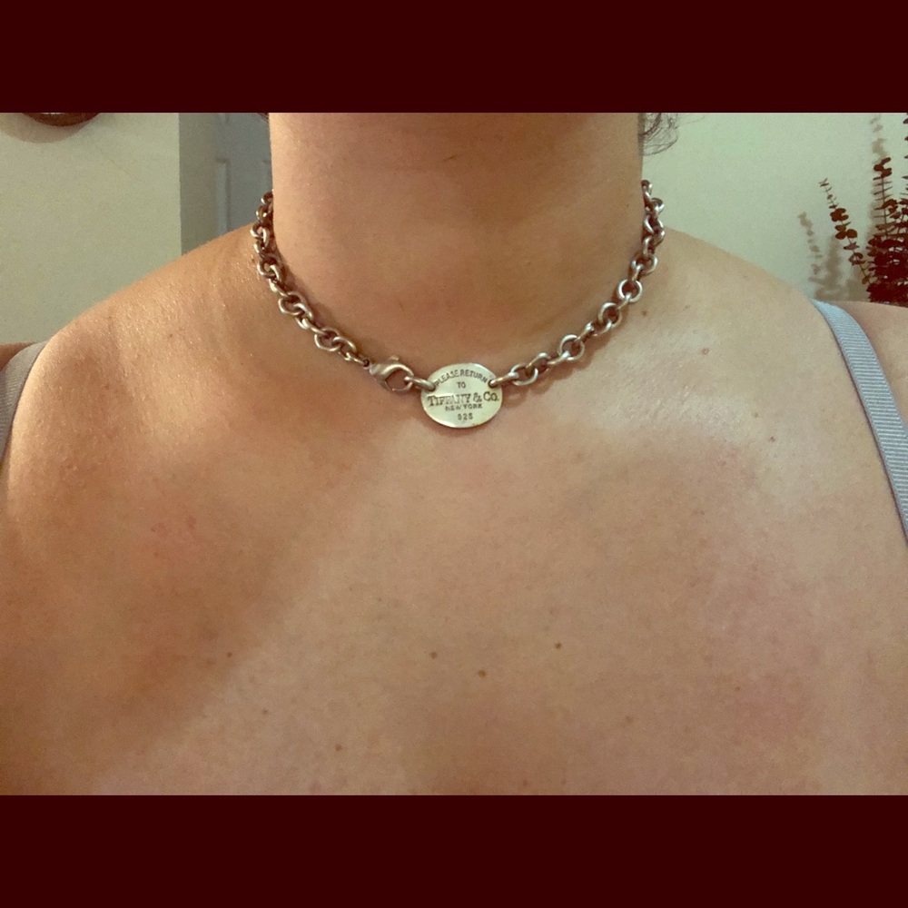 Tiffany’s Plate Choker Necklace